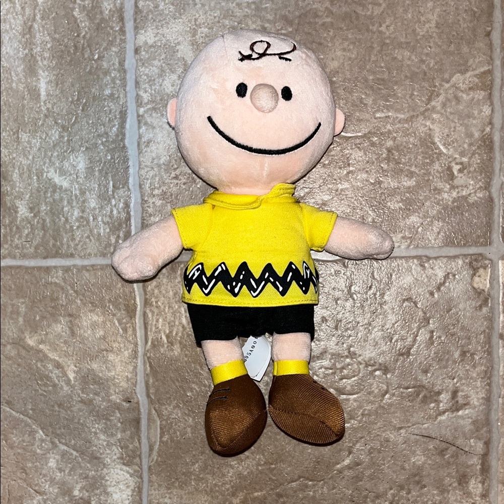 Peanuts Charlie Brown Plush - Yellow and Brown